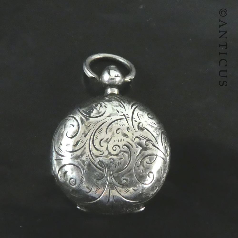 Sterling Silver Sovereign Coin Case, 1906.