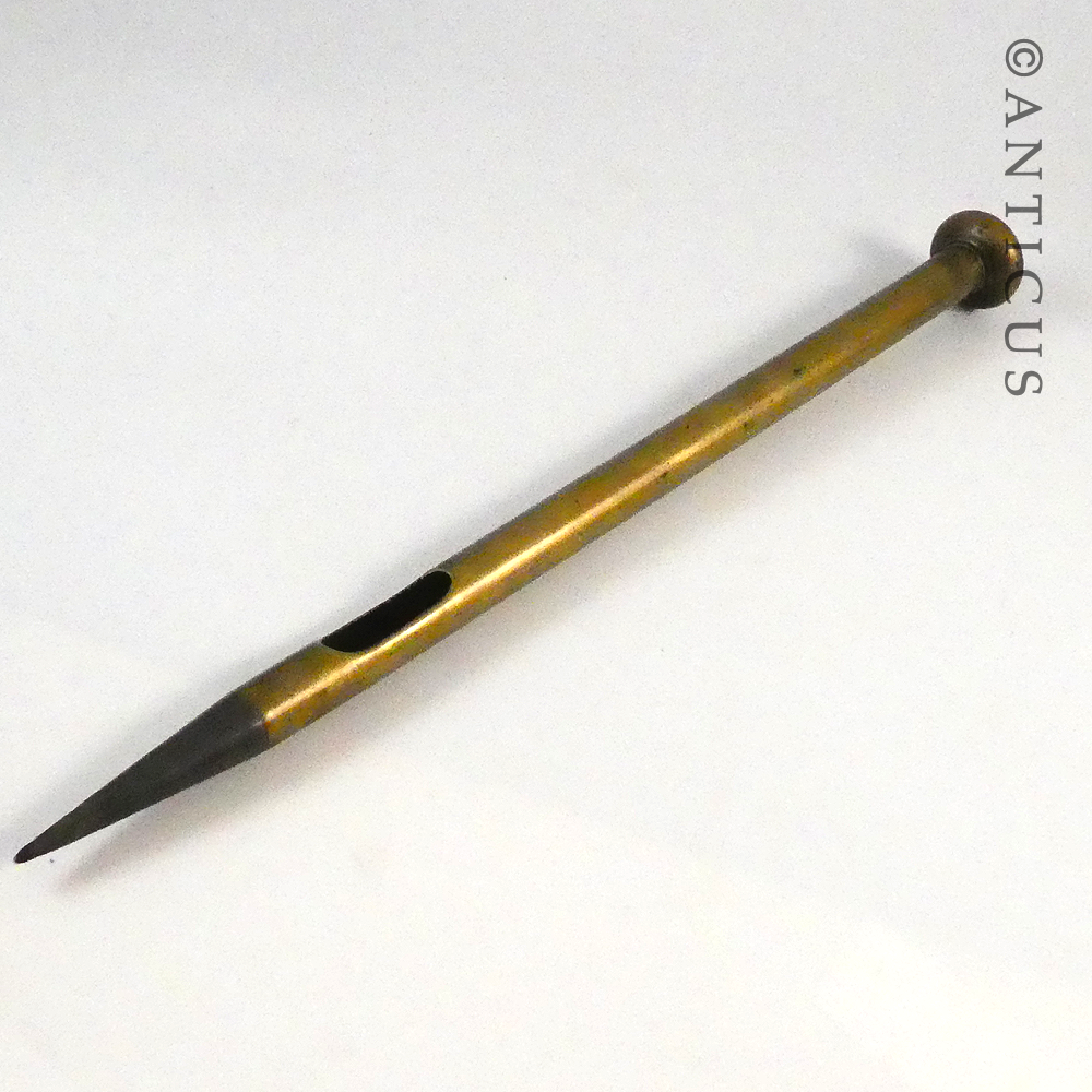 Victorian Brass Grain Sack Tester.