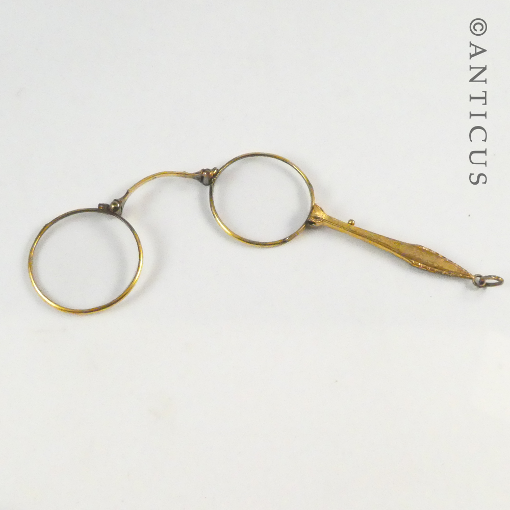 Victorian Antique Lorgnette, Sprung Loaded.