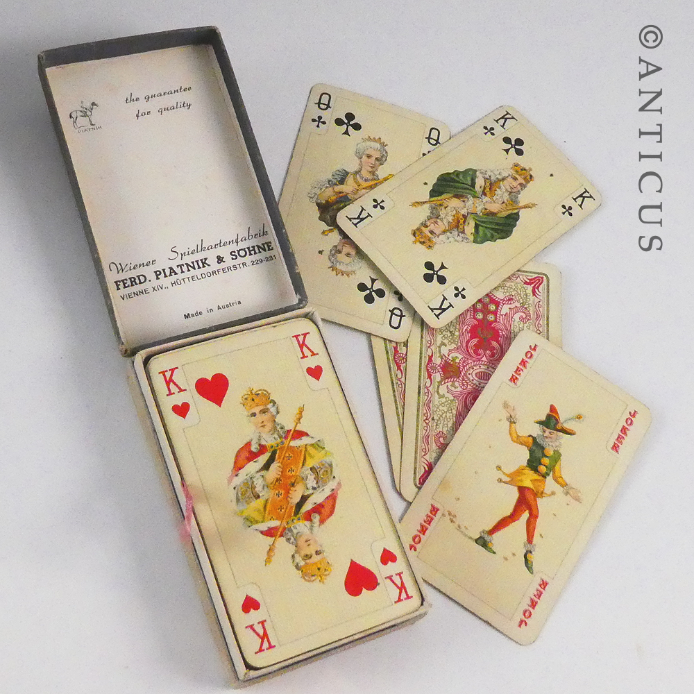 Vintage Piatnik Playing Cards.