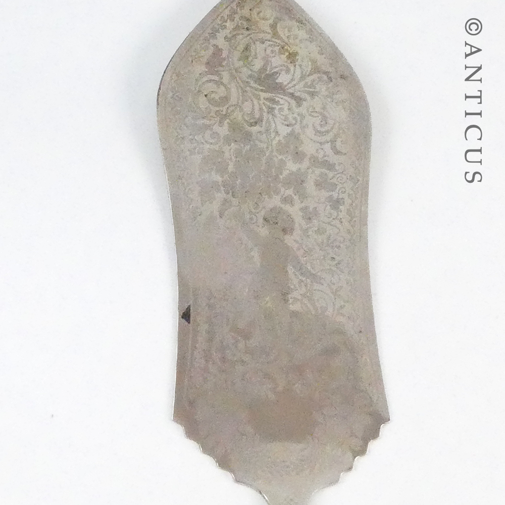 Austria-Hungary Silver Handled Cake Slice.