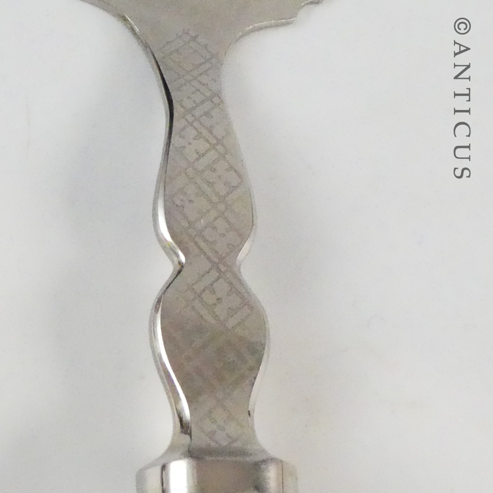 Austria-Hungary Silver Handled Cake Slice.