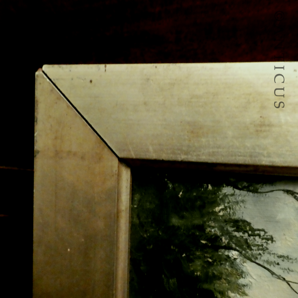 Old NZ Painting, Waterfall.