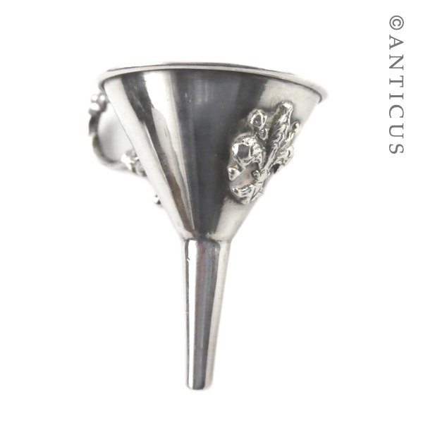 Small Silver Cologne Funnel
