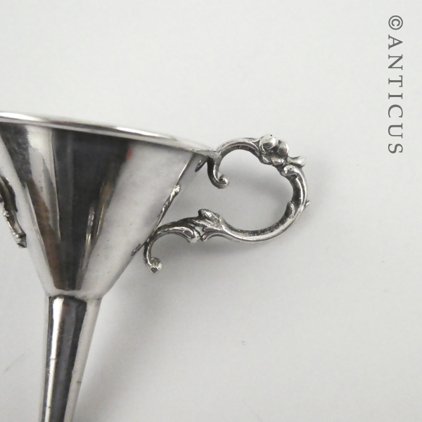 Small Silver Cologne Funnel