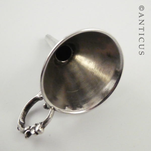 Small Silver Cologne Funnel