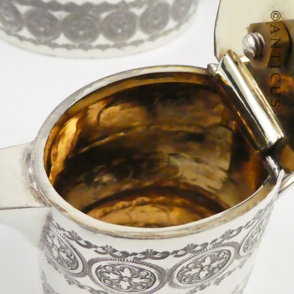 Tea For Two, Silverplated 4 Piece Set.