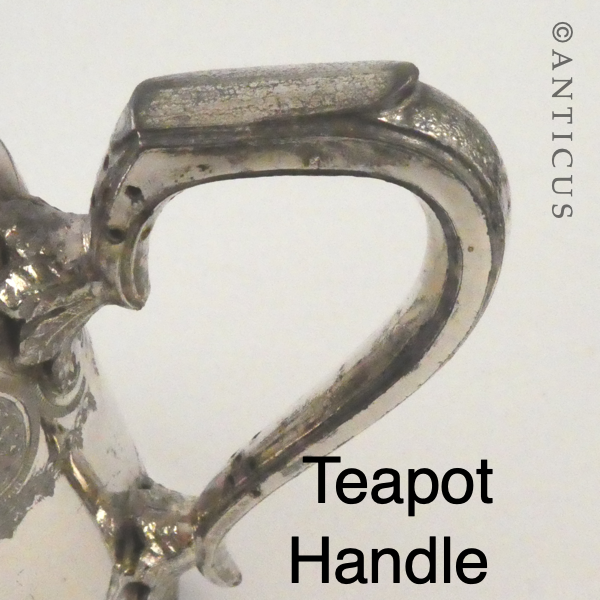 Tea For Two, Silverplated 4 Piece Set.