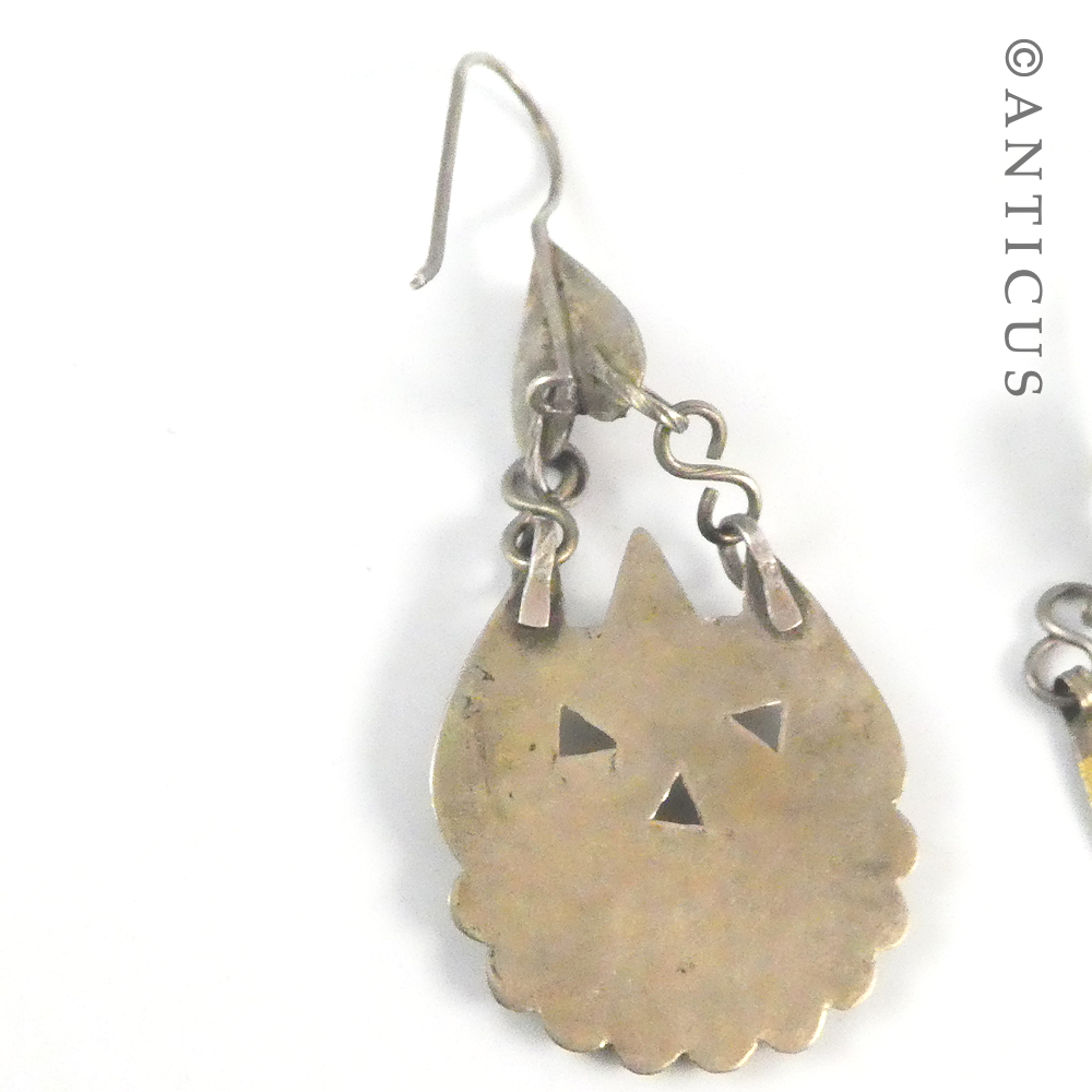 Tribal Style Earrings from Turkistan.