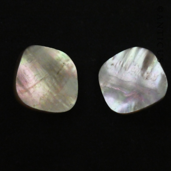 Pair of Mother of Pearl Vintage Buttons.