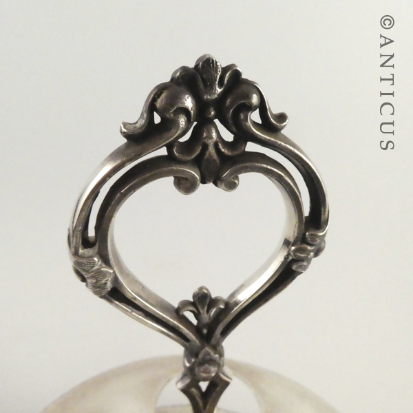 Victorian Silverplate Condiment Stand and Bottles