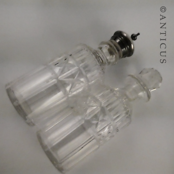 Victorian Silverplate Condiment Stand and Bottles