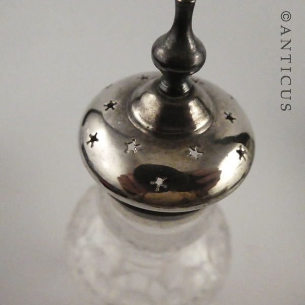 Victorian Silverplate Condiment Stand and Bottles