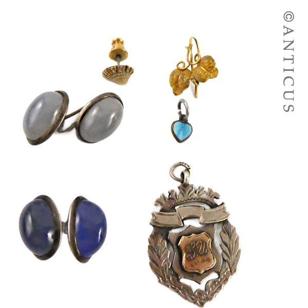 Odds and Ends Box Lot, 6 Items Jewellery.