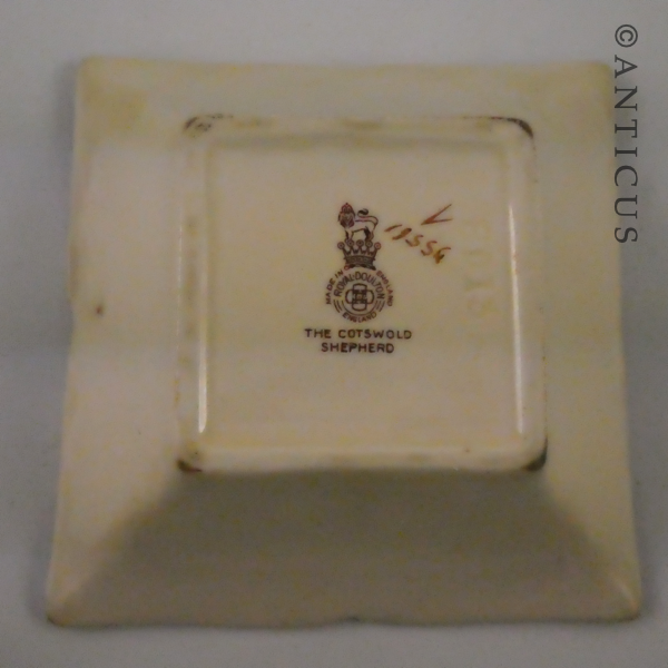 Small Doulton Dish, "The Cotswold Shepherd".