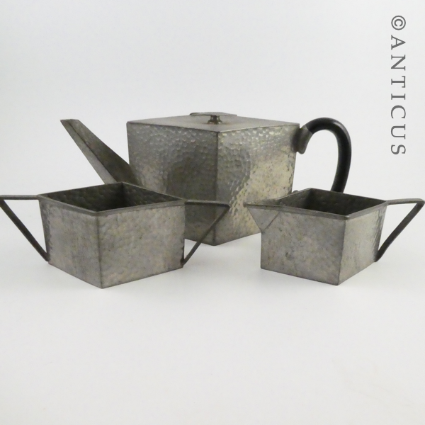 Art Deco 3 Piece Tea Service. Liberty.