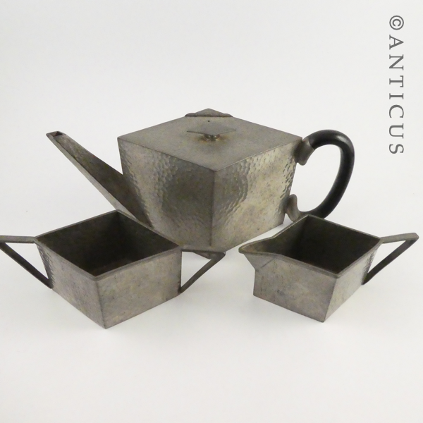 Art Deco 3 Piece Tea Service. Liberty.