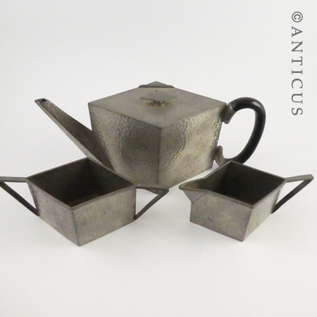 Art Deco 3 Piece Tea Service. Liberty.