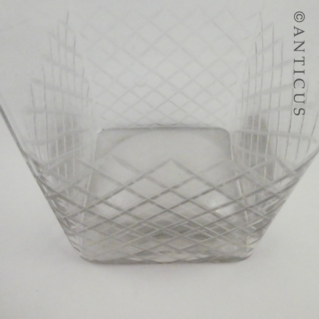 Decanter or Bottle, Rose Stopper.