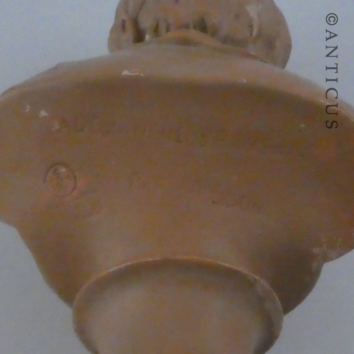 Pair of French Busts of Young Girl and Boy.