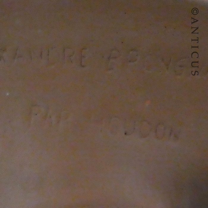 Pair of French Busts of Young Girl and Boy.