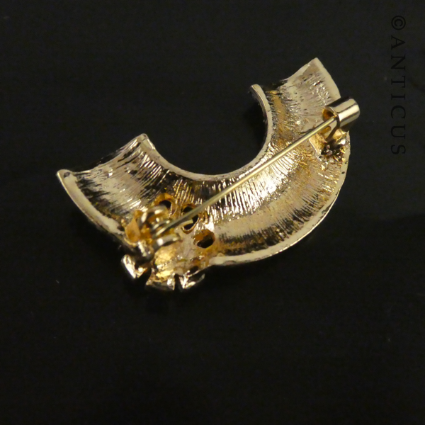 Rainbow Brooch, Costume Jewellery.