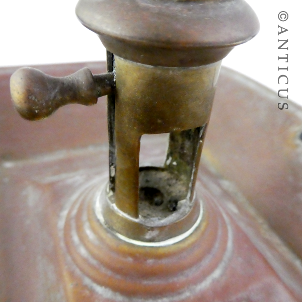 Brass Antique Chamber Stick with Ejector