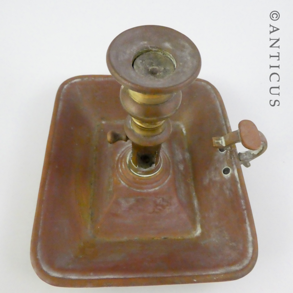 Brass Antique Chamber Stick with Ejector