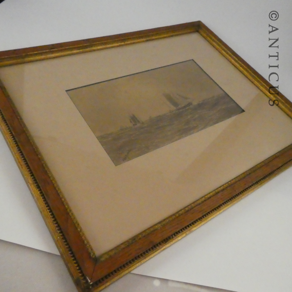 Noel Barraud Watercolour of Fishing Boats.