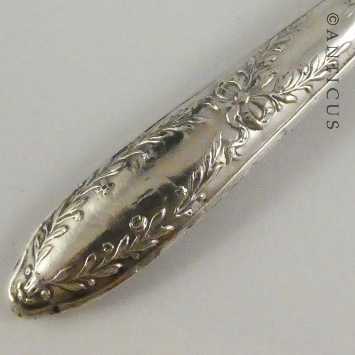 French Serving Spoons, Early 1900s.