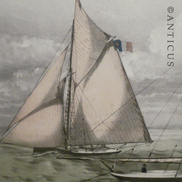 Old Sailing Ship, The Marie-Gabrielle Print.