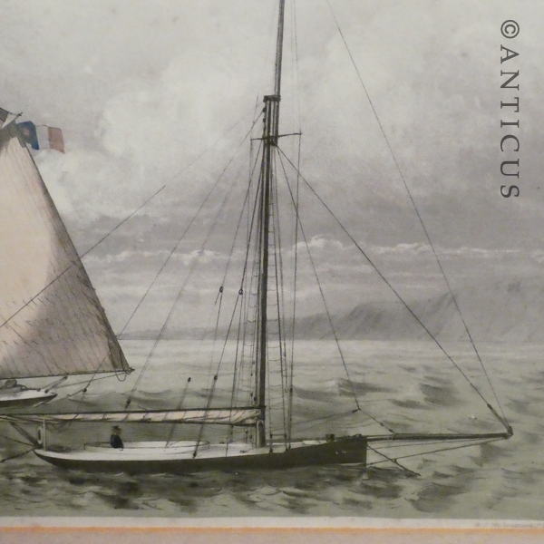 Old Sailing Ship, The Marie-Gabrielle Print.