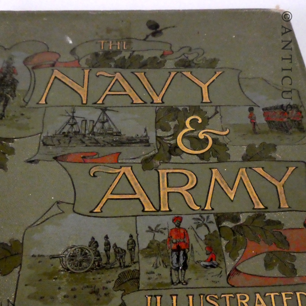 Antique Army and Navy Illustrated Book.
