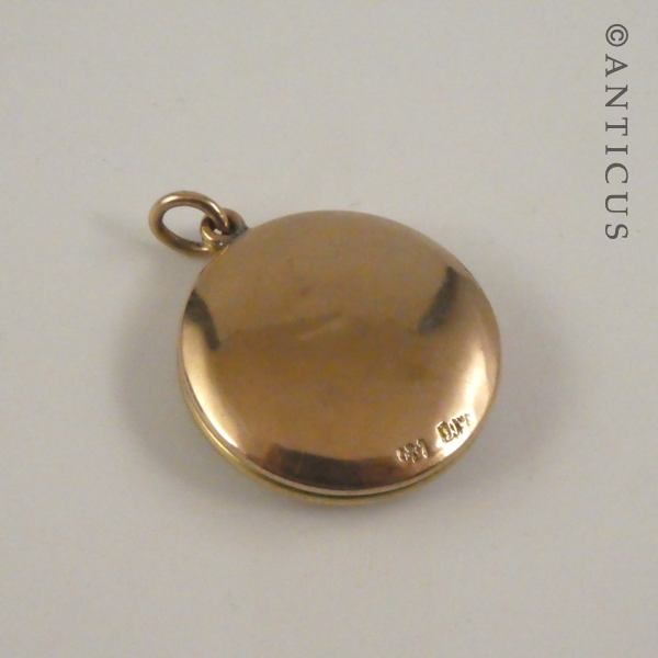 Vintage Rose Gold Photo Locket.