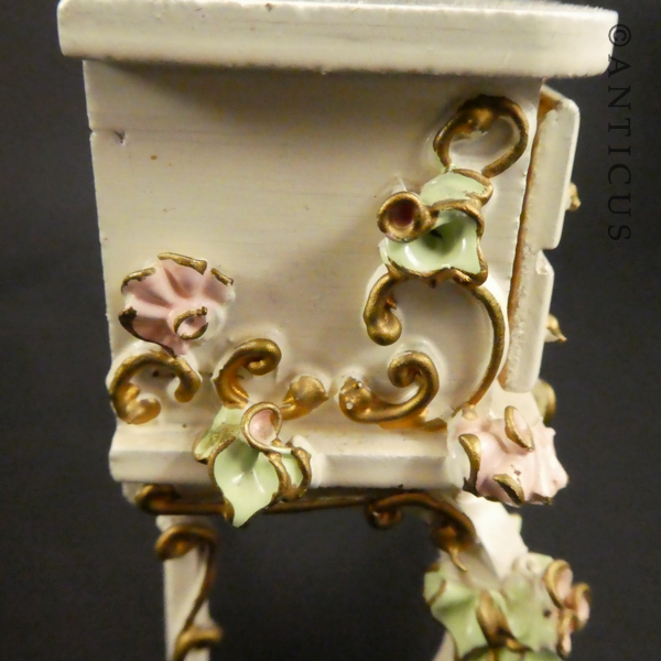 Miniature Dolls Bedside Table, Vintage.