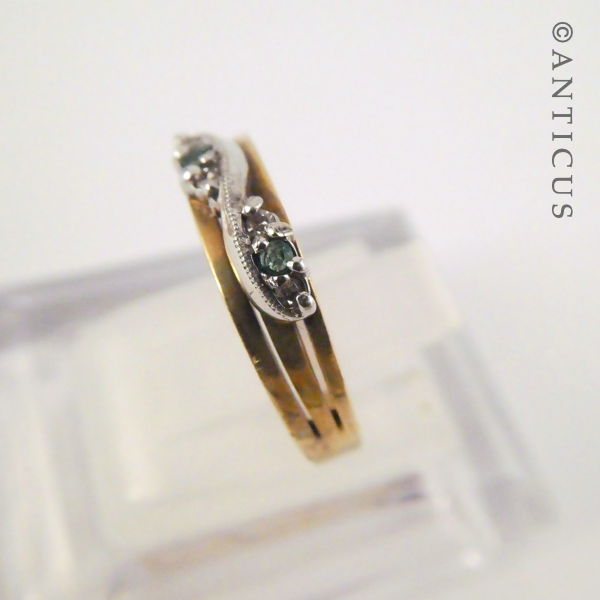 Gold, Diamond and Emerald Ring.