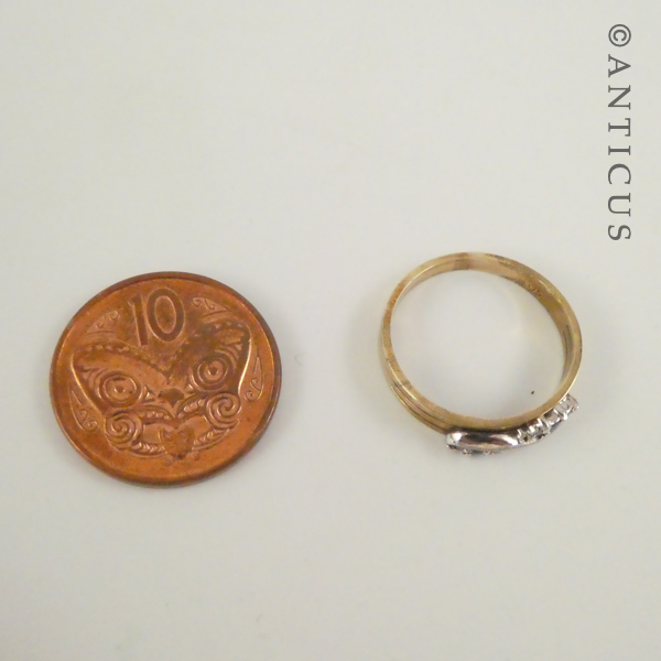 Gold, Diamond and Emerald Ring.