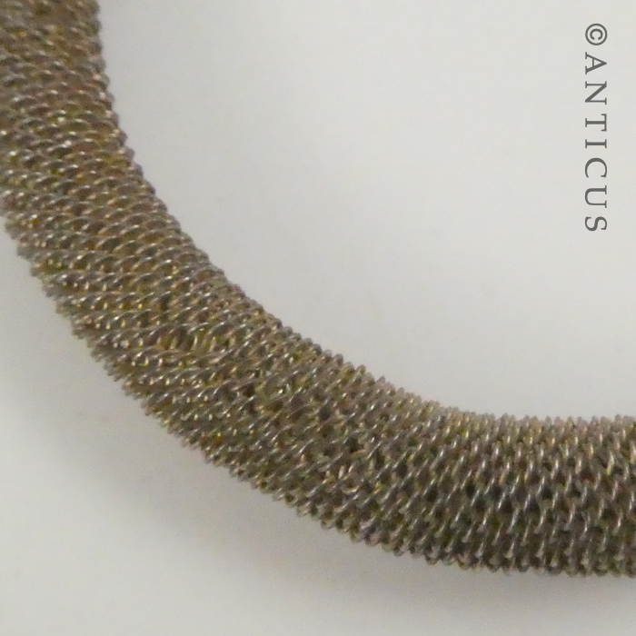 Chinese Enamelled Dragon Bracelet with Mesh.