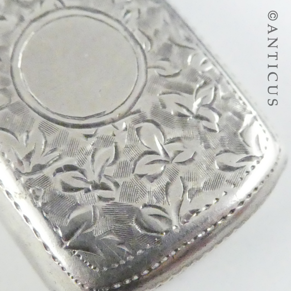 Sterling Silver Antique Match Case.