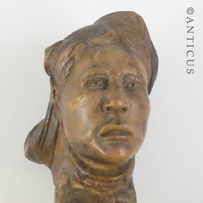 Carved Figurehead of a Woman.