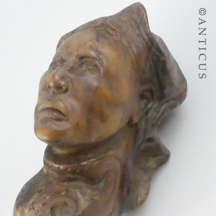 Carved Figurehead of a Woman.