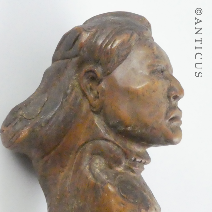 Carved Figurehead of a Woman.