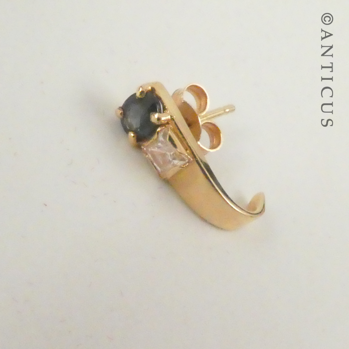 14ct Gold Earrings with Gemstones.