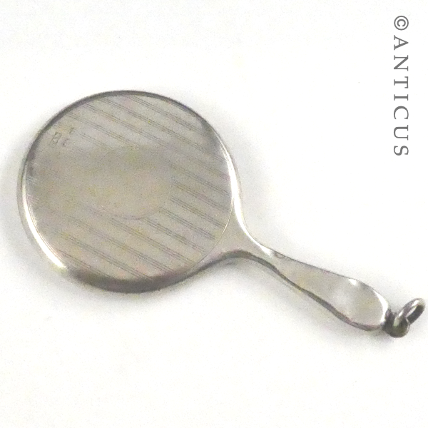 Minature Sterling Silver Hand Mirror