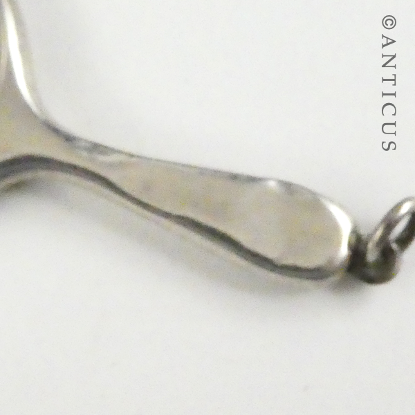 Minature Sterling Silver Hand Mirror