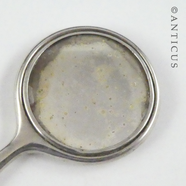Minature Sterling Silver Hand Mirror