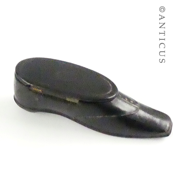 19th Century Shoe Snuff Box