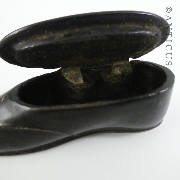 19th Century Shoe Snuff Box