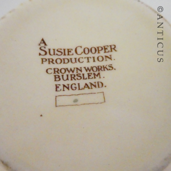 Susie Cooper Creamer and Sugar.