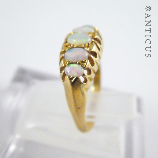 Antique Ring, 18ct Gold and Opals.
